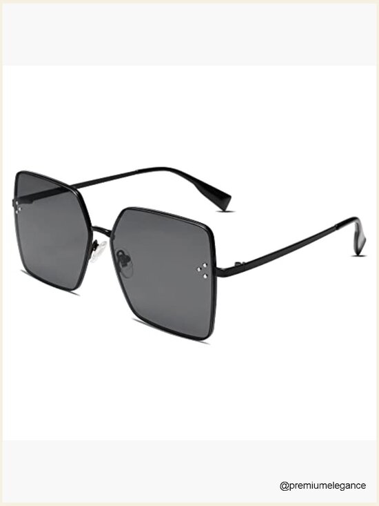 Trendy Square Sunglasses Women Oversized Designer UV Protection Sunnies main image 6